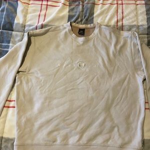 Vintage Cream Nike golf men's large cardigan sweater no hood barely worn